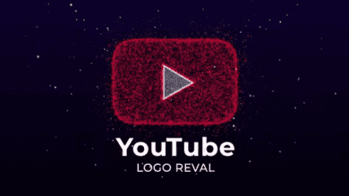 Videohive - Youtube Particles Logo Reveal - 37076367