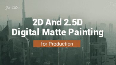 Wingfox – 2D And 2.5D Digital Matte Painting for Production with Jie Zhou