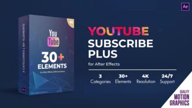 Videohive - Youtube Subscribe Plus - 35411275