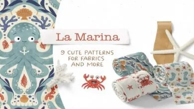 انماط بحرية رائعة