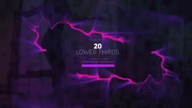 Videohive - Particles and Modern Lower Thirds - 37373166 - Project for After Effects