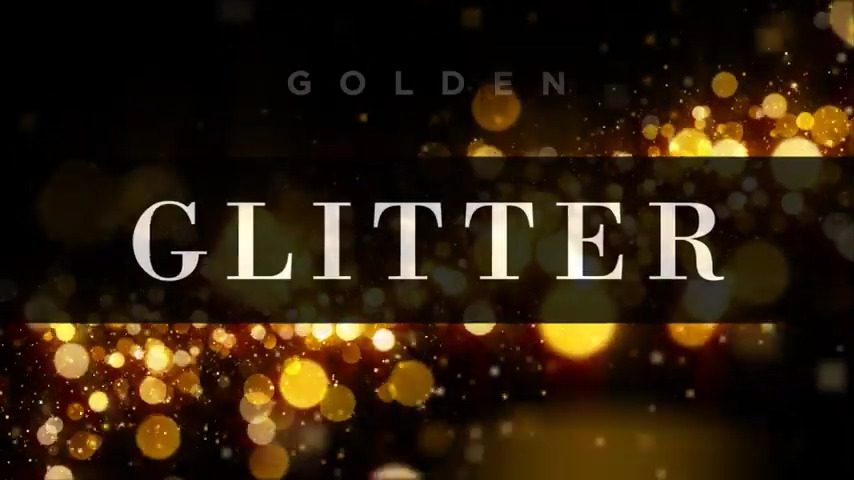 Golden Glitter Background Loops