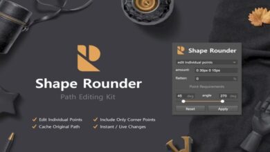 ملحق الفوتوشوب Shape Rounder - Path Editing Kit