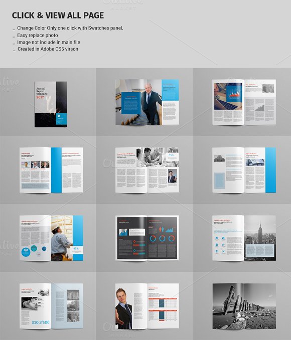 Big Bundle Annual Report For Adobe InDesign