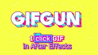 جديد سكربت AEScripts GifGun v1.7.23 for After Effects