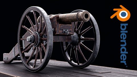 BLENDER Learn how to create old realistic cannon