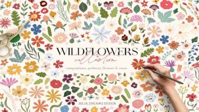 CreativeMarket - Wildflowers Collection 6635876