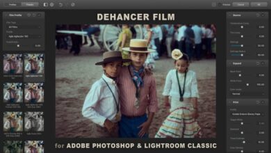 Dehancer Film 2.0.0 (x64) for Photoshop & Lightroom ملحق فلاتر افلام للفوتوشوب والايت روم اضافة مميزة