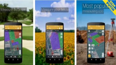 التطبيق المدفوع GPS Fields Area Measure PRO‏