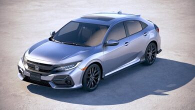 Honda Civic Hatchback 2020 3D Model