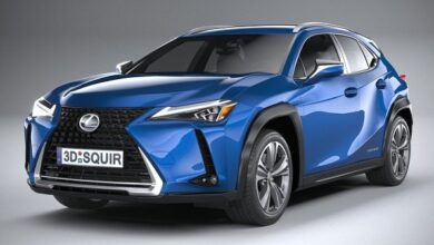 Lexus UX 300e 2021 3D Model