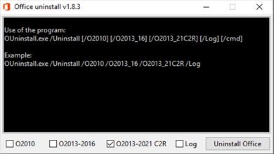 اداة حذف الاوفيس بشكل جذري Office Uninstall 1.8.4
