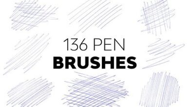 Pen Brushes - H6DDDLL