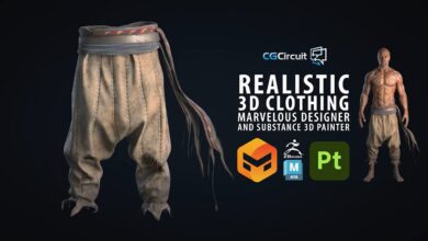 Realistic 3D Clothing الكـــورس كــامــل