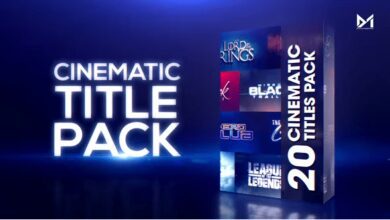 Videohive - Cinematic title pack 37786132 حزمة العناوين السينمائية الجديــــــــــدة