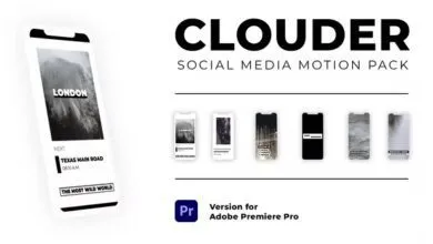 Videohive - Clouder - Motion Pack for Social Media | Premiere Pro - MOGRT - 37717374