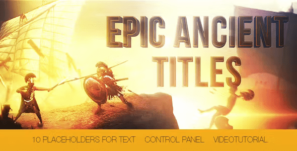 Videohive Epic Ancient Titles 9324958