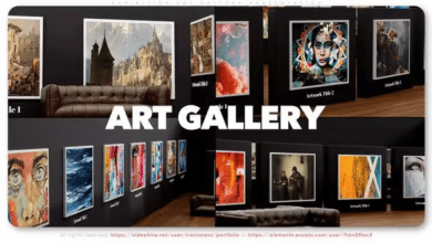 Videohive - Exhibition Art Gallery Presentation - 38022743