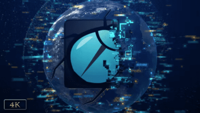 Videohive - High Tech World Connection Logo Reveal 4K - 25767395