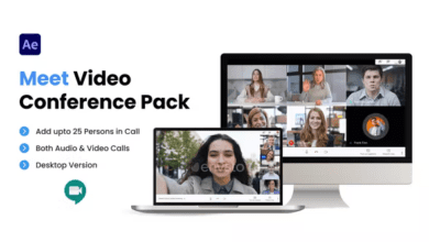 Videohive - Meet Video Conference Pack - 36353442 - Project for After Effects