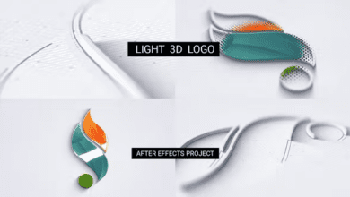 Videohive - Light 3D Logo - 37917693