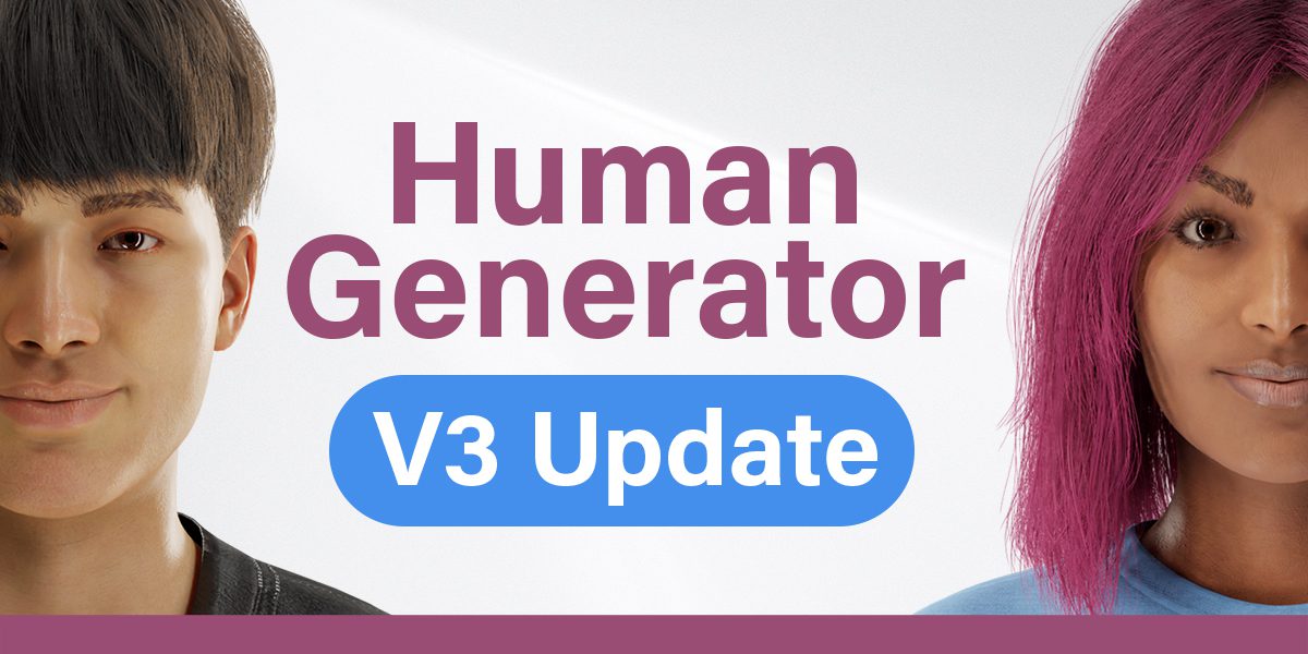 Blender Market - Human Generator v3 حصرياً