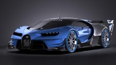 Bugatti Vision Gran Turismo Concept 2015 3d Model