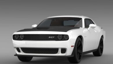 Dodge Challenger SRT Hellcat Supercharged LC 2015 3D model