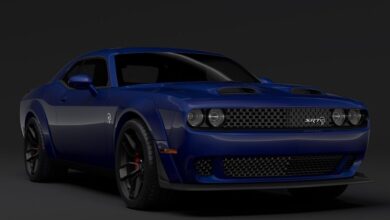 Dodge Challenger SRT Hellcat Widebody LC 2019 3D Model