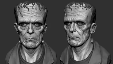 FlippedNormals - Sculpting Frankenstein’s Monster
