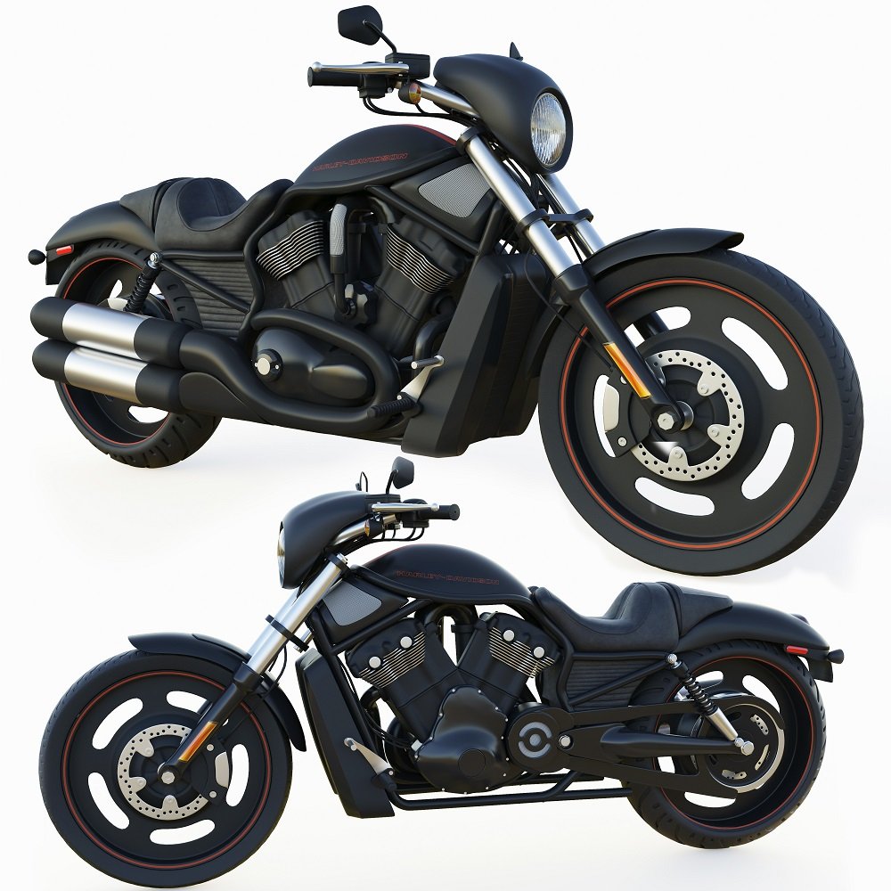 Harley davidson night rod 3D Model