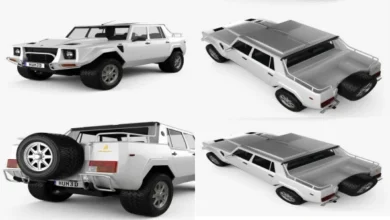 Lamborghini LM002 1986-1993 3D Model