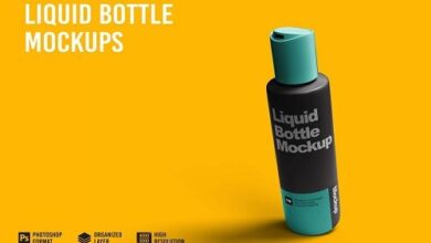 Liquid Bottle Mockup - 7241256