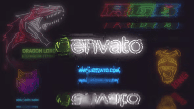 Videohive - Neon Glitch Logo - 31825512