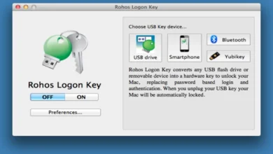 Rohos Logon Key v4.9 حول مفتاح USB إلى مفتاح وصول.