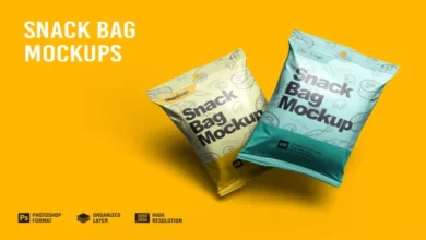 Snack Bag Mockup - 7178537