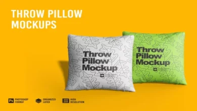 Throw Pillow Mockup - 7211471