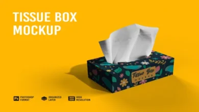 Tissue Box Mockup - 7159066