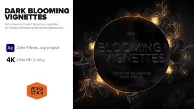 Videohive - Blooming Vignettes Black Edition - 38482323 - Project for After Effects