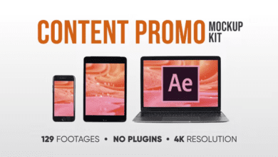 Videohive - Content Promo MockUp Kit - 38202434 الحزمة كاملة