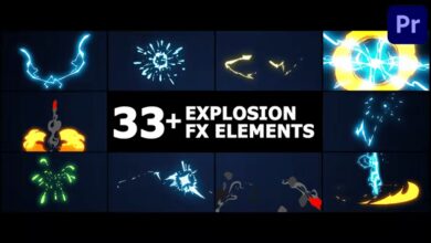 Videohive - Flash FX Elements Pack | Premiere Pro MOGRT - 38443170