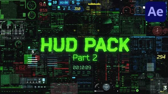 Videohive - HUD Pack | Part 2 38250154