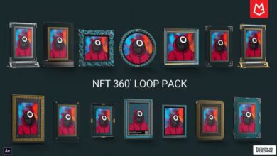 Videohive - NFT 360 Rotation Loop Pack 37358362