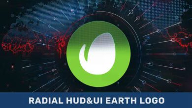 Videohive - Radial HUD UI Earth Logo - 38462751 - Project for After Effects