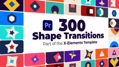 انتقالات الاشكال للبريمير  Videohive - Shape Transitions | Premiere Pro - 38507086