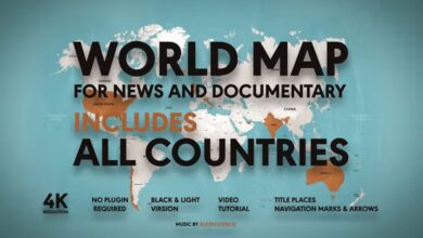 Videohive - World Map - For News and Documentary - 35770205