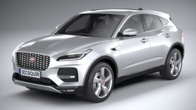 Jaguar E-Pace Regular 2021 3D Model