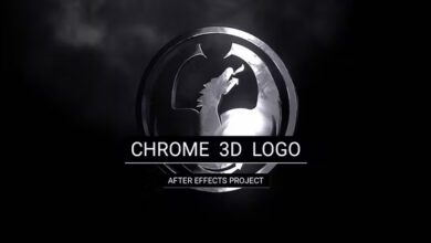 Videohive - Chrome 3D Logo - 38353453