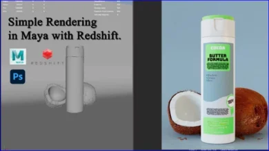 Simple Product Rendering in Maya with Redshiftreport
