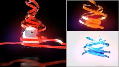 Videohive - Ribbon logo - 22862610